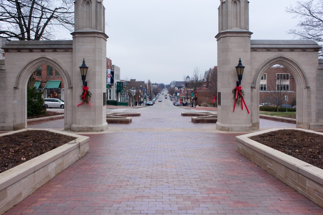 Sample Gates at Indiana University